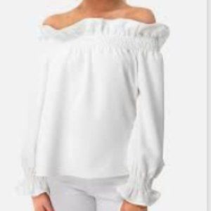 Tuckernuck White Off the Shoulder Marguerite Top